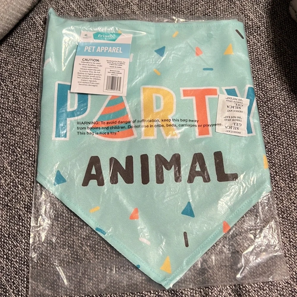 🎉 HP 🎉 NWT Frisco Party Animal Pet Bandana